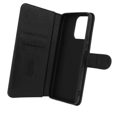 Folio Case Honor 70 Lite, X8 5G, X6 z držalom za kartico - Crna