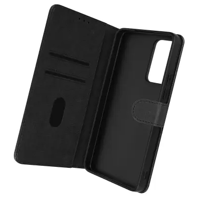 Folio Case Xiaomi 12 Lite z držalom za kartico - Crna