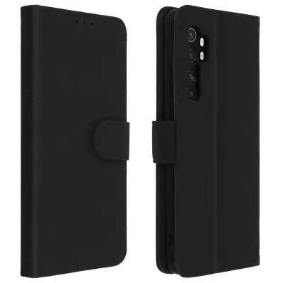 Folio Case Xiaomi Mi Note 10 Lite z držalom za kartico - Crna