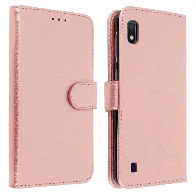 Folio Case Samsung Galaxy A10 z držalom za kartico - roza guba
