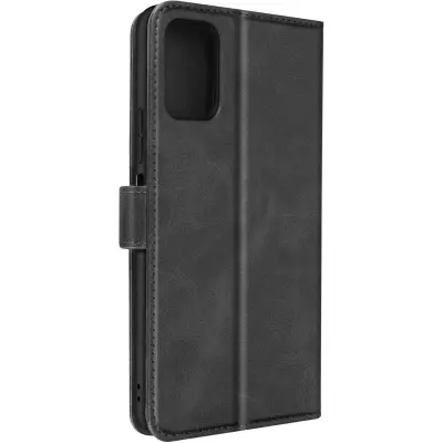 Etui za Nokia C32 Flip Wallet Video Držalo za Zapestje, Crn