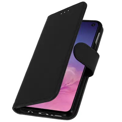 Folio Case Samsung Galaxy S10e z držalom za kartico - Crna