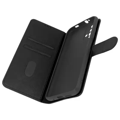 Folio Case Xiaomi Redmi 9T z držalom za kartico - Crna