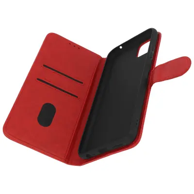 Folio Case Samsung Galaxy A22 5G z držalom za kartico - rdeca