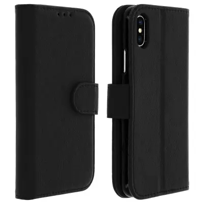 Folio Case iPhone X / XS z držalom za kartico - Crna