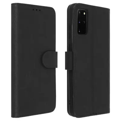 Folio Case Samsung Galaxy S20 Plus z držalom za kartico - Crna
