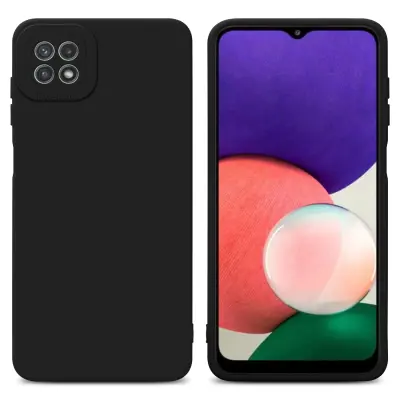 CADORABO Ohišje, združljiv s Samsungom v Fluid Black - Zaščitni pokrov, narejen iz fleksibilnega silikona TPU