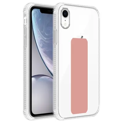 CADORABO Ohišje, združljiv z Apple v Pink - zaščitni pokrov, narejen iz fleksibilnega silikona TPU z držanjem in stojalo