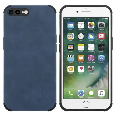 Cadorabo Case, združljiv z Apple v Sapphire Blue - Zaščitni pokrov iz silikona TPU z plemenito umetno semiša