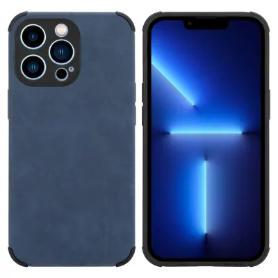 Cadorabo Case, združljiv z Apple v Sapphire Blue - Zaščitni pokrov iz silikona TPU z plemenito umetno semiša