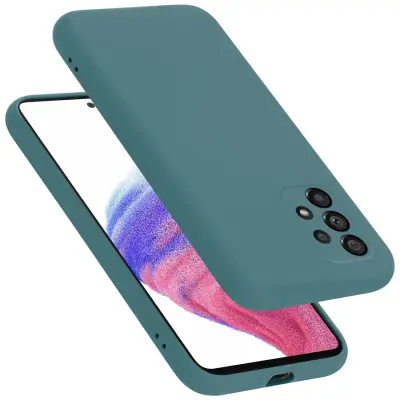 CADORABO Ohišje, združljiv s Samsungom v tekoči zeleni barvi - zaščitni pokrov iz fleksibilnega silikona TPU