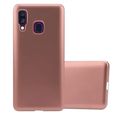 CADORABO CARE, združljiv s Samsungom v kovinskem rosă ‰ Gold - zaščitni pokrov iz fleksibilnega silikona TPU
