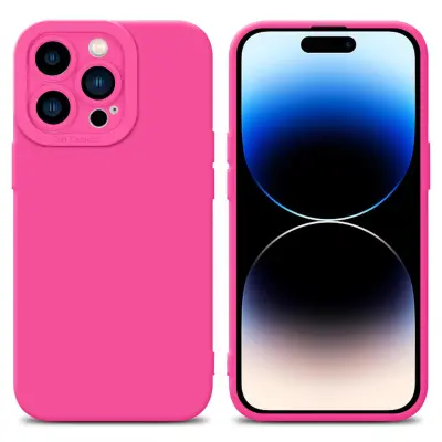 CADORABO Ohišje, združljiv z Apple v Fluid Hotpink - zaščitni pokrov iz fleksibilnega silikona TPU