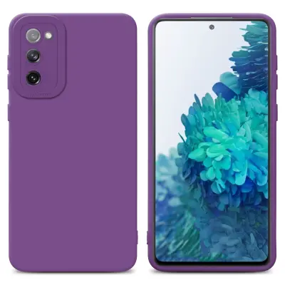 Cadorabo Case, združljiv s Samsungom v tekočini Matte Purple - zaščitni pokrov iz fleksibilnega silikona TPU