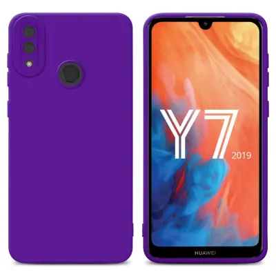 Cadorabo Case, združljiv s Huawei v tekoči temno vijolični barvi - zaščitni pokrov iz fleksibilnega silikona TPU