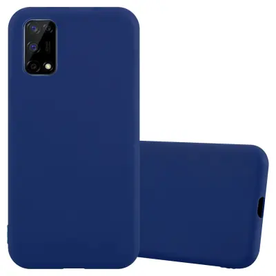 Cadorabo Case, združljiv z Realme v Candy Tarmno Blue - zaščitna prevleka iz fleksibilnega silikona TPU