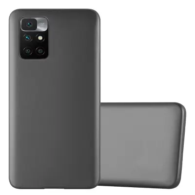 Cadorabo Case, združljiv s Xiaomi v kovinsko sivi - zaščitni pokrov iz fleksibilnega silikona TPU