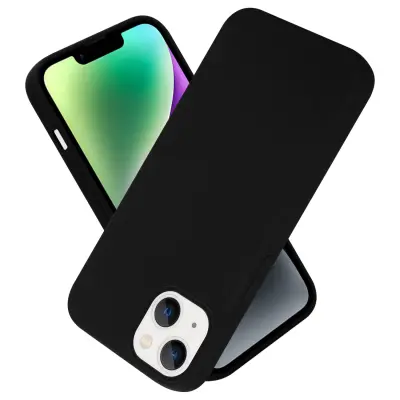 Cadorabo Case, združljiv z Apple v tekoči črni barvi - zaščitni pokrov iz fleksibilnega silikona TPU