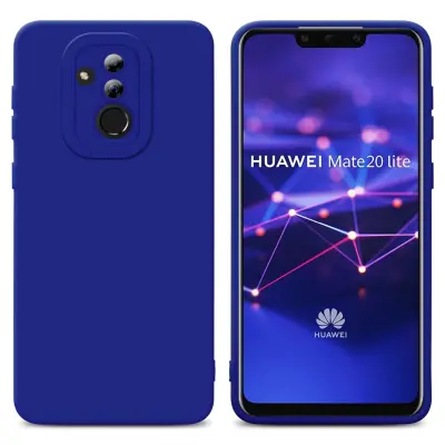 Cadorabo Case, združljiv s Huawei v Fluid Blue - zaščitni pokrov, narejen iz fleksibilnega silikona TPU