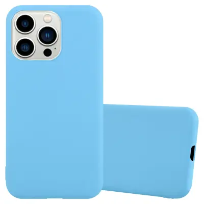 CADORABO Ohišje, združljiv z Apple v Candy Blue - Zaščitni pokrov iz fleksibilnega silikona TPU