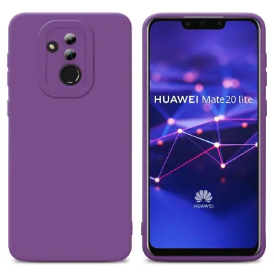 Cadorabo Case, združljiv s Huawei v tekočini mat vijolično - zaščitno prevleko iz fleksibilnega silikona TPU