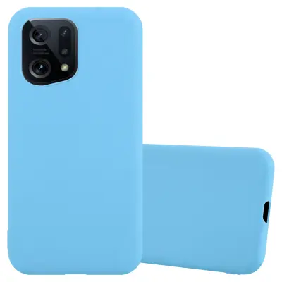 Cadorabo Case, združljiv z OPPO v Candy Blue - zaščitni pokrov iz fleksibilnega silikona TPU