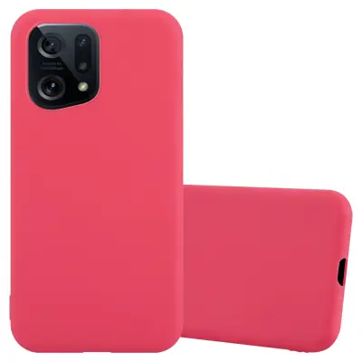 Cadorabo Case, združljiv z OPPO v Candy Red - Zaščitni pokrov iz fleksibilnega silikona TPU