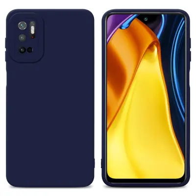 Cadorabo Case, združljiv s Xiaomi v tekoči temno modri barvi - zaščitni pokrov iz fleksibilnega silikona TPU