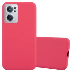 Cadorabo Case, združljiv z OnePlus v Candy Red - Zaščitni pokrov iz fleksibilnega silikona TPU
