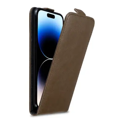 CADORABO Ohišje, združljiv z Apple v kavi Brown - Zaščitni pokrov v zasnovi Flip z magnetnim zapiranjem