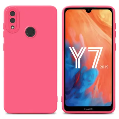 Cadorabo Case, združljiv s Huawei v tekočini rdeči barvi - zaščitni pokrov iz fleksibilnega silikona TPU