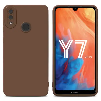 Cadorabo Case, združljiv s Huawei v tekočinski rjavi barvi - zaščitni pokrov iz fleksibilnega silikona TPU