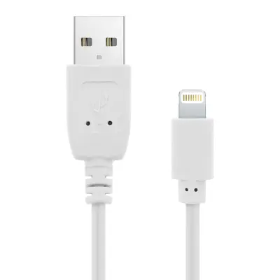 Kabel USB 2.0 za Apple Lightning, hitro polnjenje in sinhronizacijo podatkov 1,2 m - bel