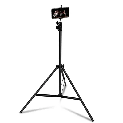 Stojalo, nastavljivo od 72 cm do 210 cm za pametni telefon in fotoaparat