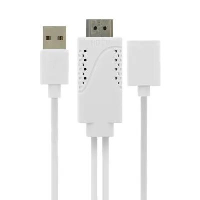 MHL ženski USB na moški kabel HDMI in moški USB kabel, kakovost HDTV 1080P, 1,8 m str. Pametni telefon in tablica