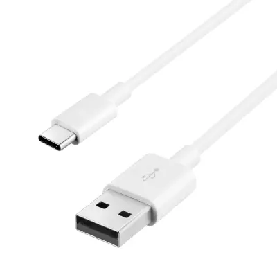 Dolg USB kabel za polnjenje in sinhronizacijo. 2m USB tip C konektor - bel