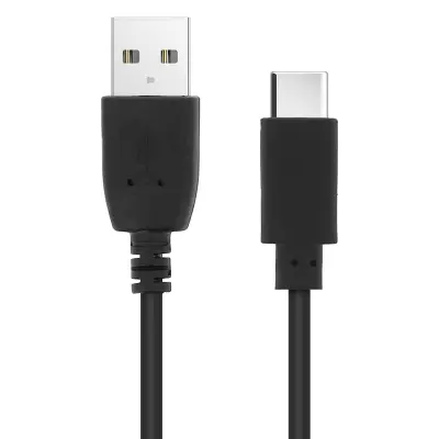 Kabel USB 2.0 v USB tipa C, hitro polnjenje in sinhronizacija podatkov 1,2 m – crn