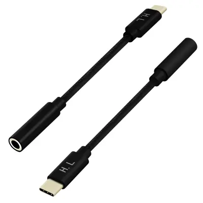 Avdio adapter USB-C na 3,5 mm prikljucek, HL-102 - crn