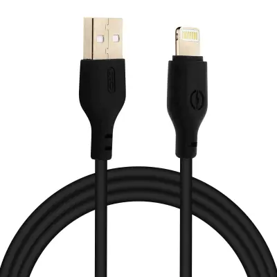 Kabel za polnjenje in sinhronizacijo iPhone Lightning, 2 m - crn