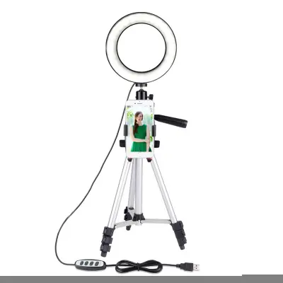 Ring Light LED raztegljivo stojalo za pametni telefon za videoposnetke, pretakanje, licenje, selfije