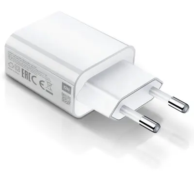Omrežni polnilnik Xiaomi USB 2A, model MDY-09-EW - bel