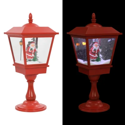 vidaXL Stoječa božična svetilka z Božičkom 64 cm LED