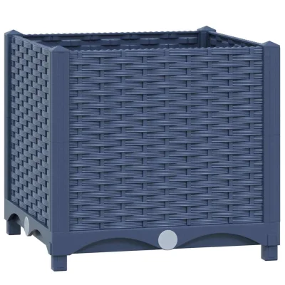 vidaXL Visoka greda 40x40x38 cm polipropilen
