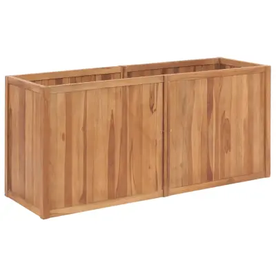 vidaXL Visoka greda 150x50x70 cm trdna tikovina