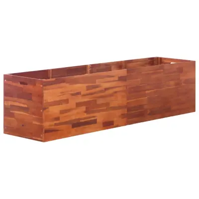 vidaXL Visoka greda iz akacijevega lesa 200x50x50 cm