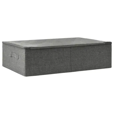 vidaXL Škatla za shranjevanje blago 70x40x18 cm antracitna