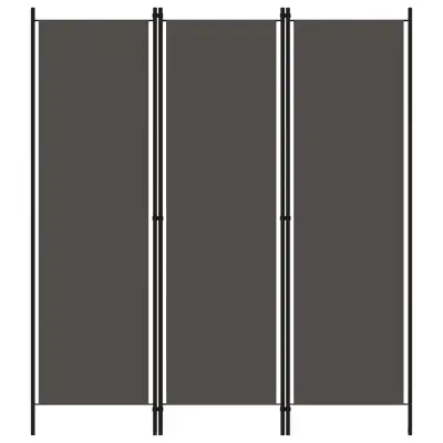 vidaXL Paravan 3-delni antraciten 150x180 cm