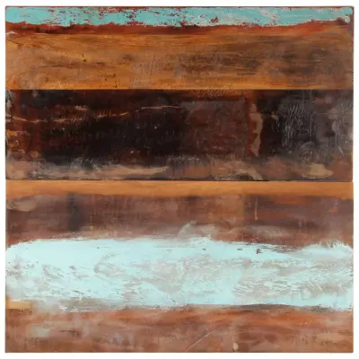 vidaXL Kvadratna mizna plošča 80x80 cm 25-27 mm trden predelan les
