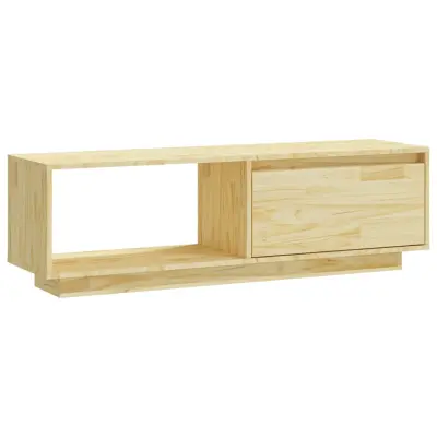 vidaXL TV omarica 110x30x33,5 cm trdna borovina