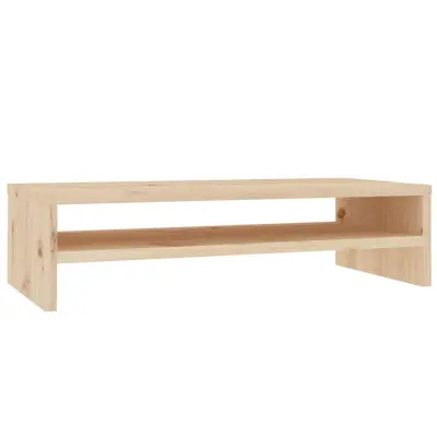 vidaXL Stojalo za zaslon 50x24x13 cm trdna borovina
